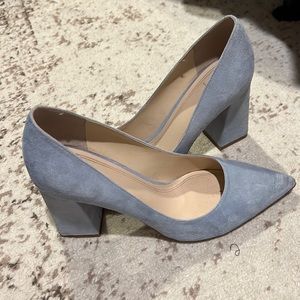 Light blue Marc fisher block heels size 8